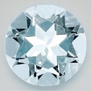 6.0 mm AA Round Aquamarine Gemstone - Live Show Listing